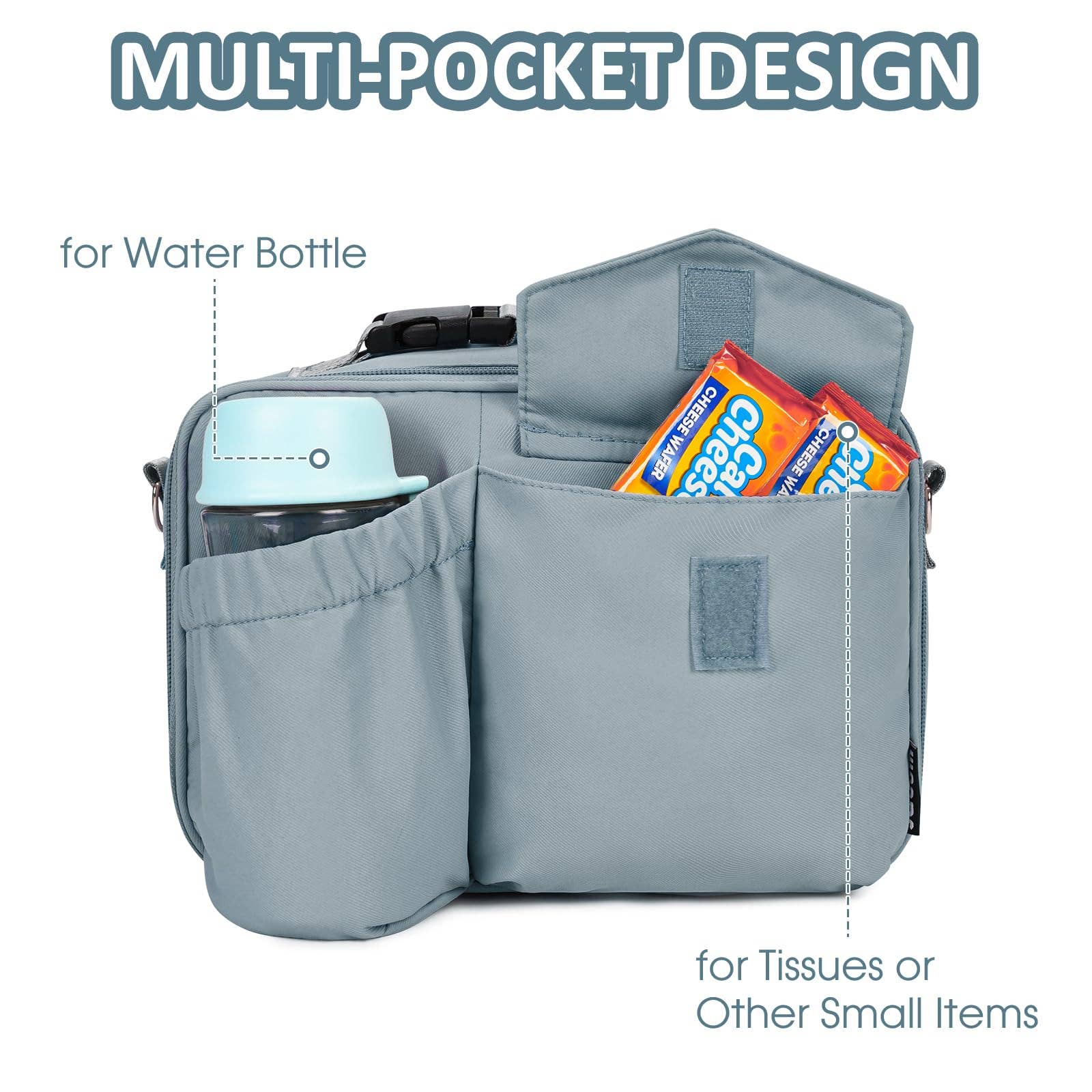 wandf – wholesale Lunch bag/box – Kids – Insulated Lunch Tote Bag Kids Expandable Lunch Box WF704817