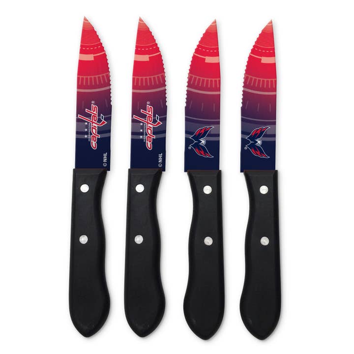 NHL Washington Capitals 4pc Steak Knife Set for wholesale by Inglasco Inc.