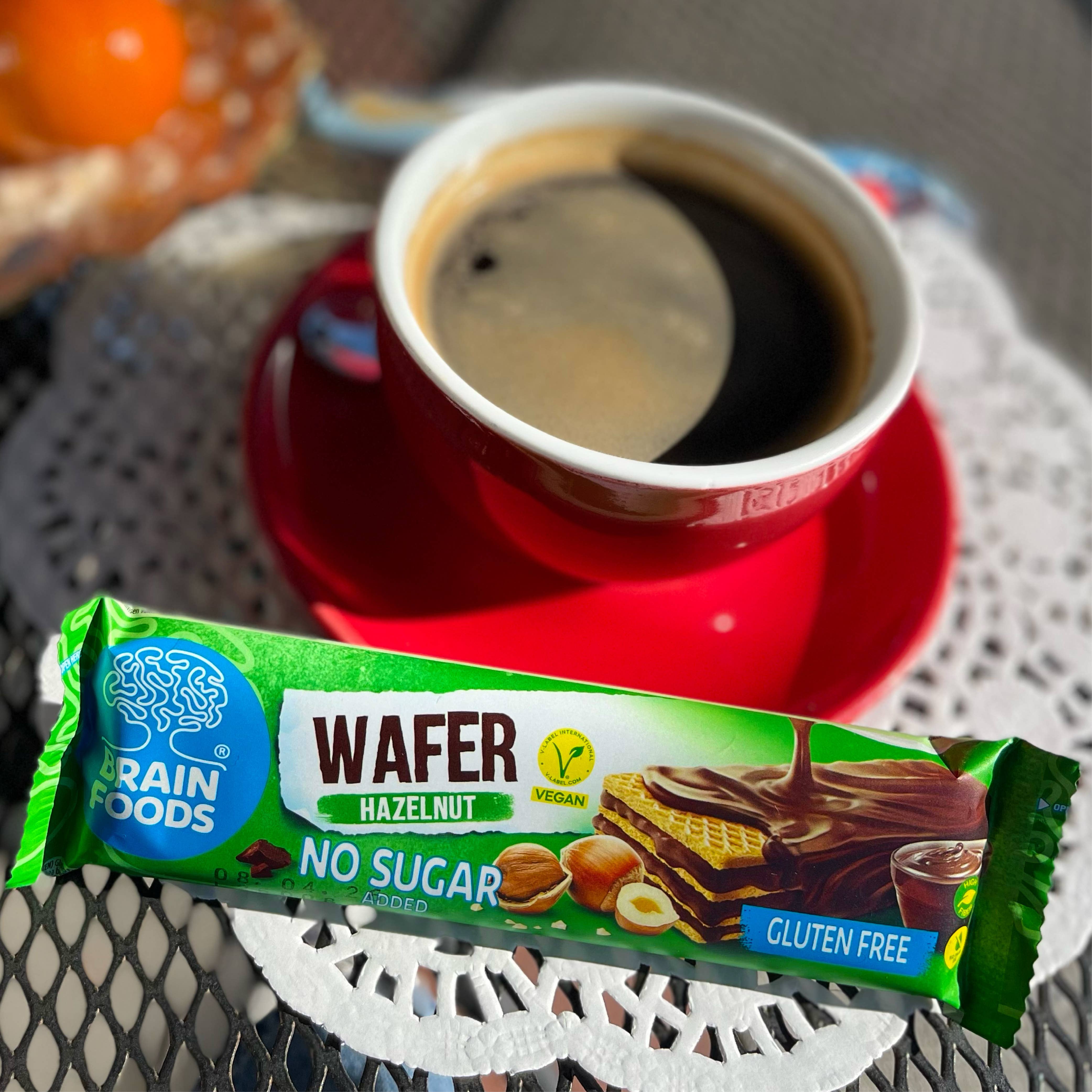 Wilton Mettler LLC - Wholesale Snack Bar - BRAIN FOODS Gluten Free Vegan Wafers (Hazelnut & Chocolate)4