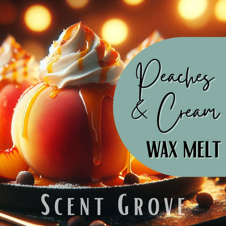 Scent Grove - Wholesale Wax melt - Peaches & Cream scented soy wax melt3