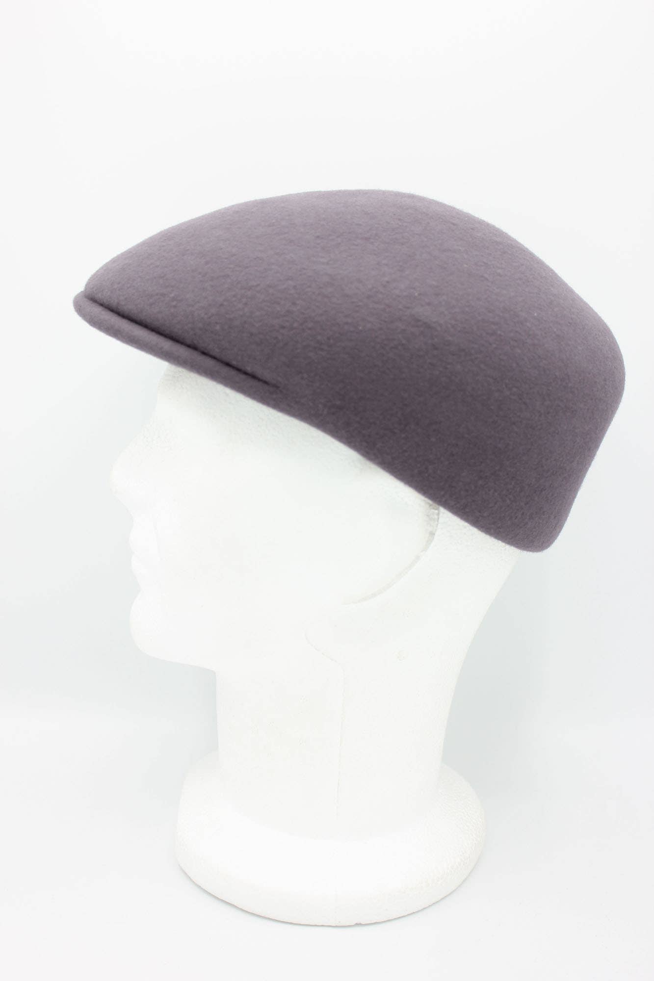 Hologramme Paris – Engroshandel Newsboy/schoolboy hat - Unisex – Klassisk italiensk ensfarvet uldhue med kuppelform15
