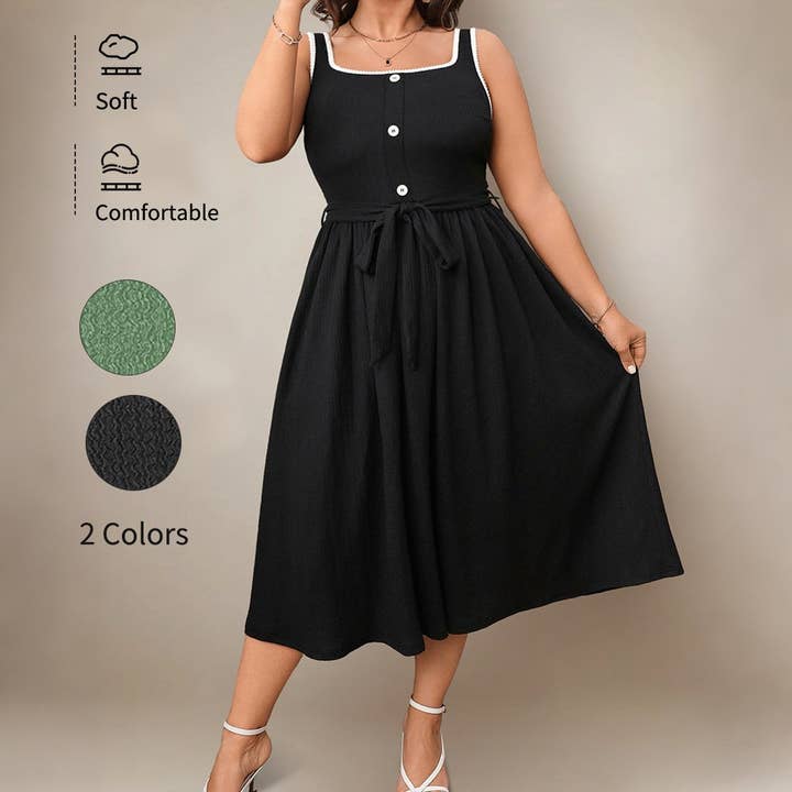 Solid Color Maxi Dress Elegant Casual Evening Dress for wholesale by Halcyon Outfitters®