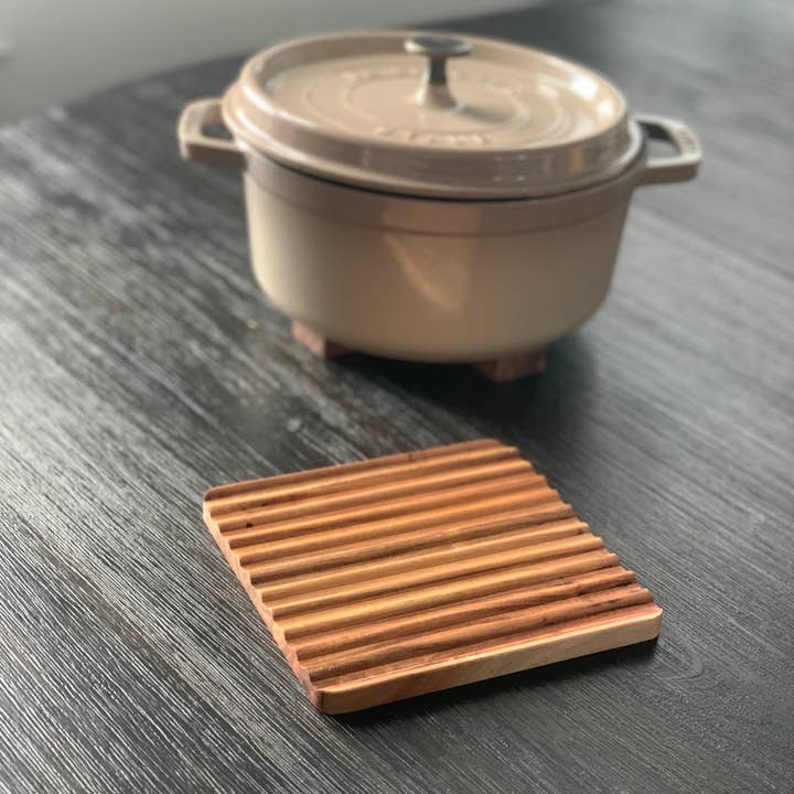 Fox Run Brands - Wholesale Trivet - Ironwood Gourmet Sedona Acacia Wood Trivet
