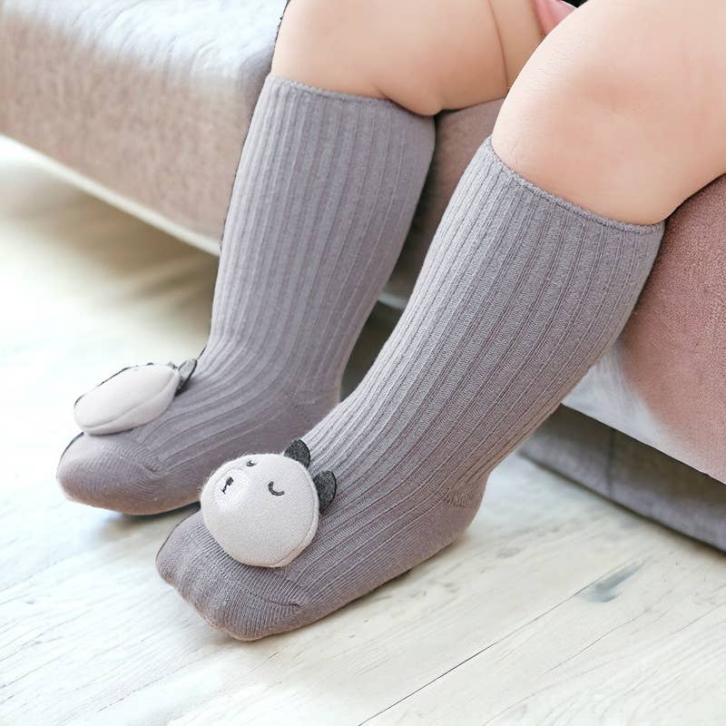 Annie & Charles - Vendita all'ingrosso Calzini - Neonati - Calzini per neonati Annie & Charles® in cotone con applicazioni 3D7