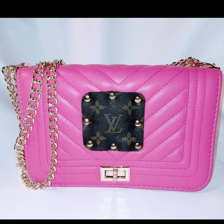 Contagious Couture - Vente Sac à bandoulière – femme - Sac bandoulière rose recyclé