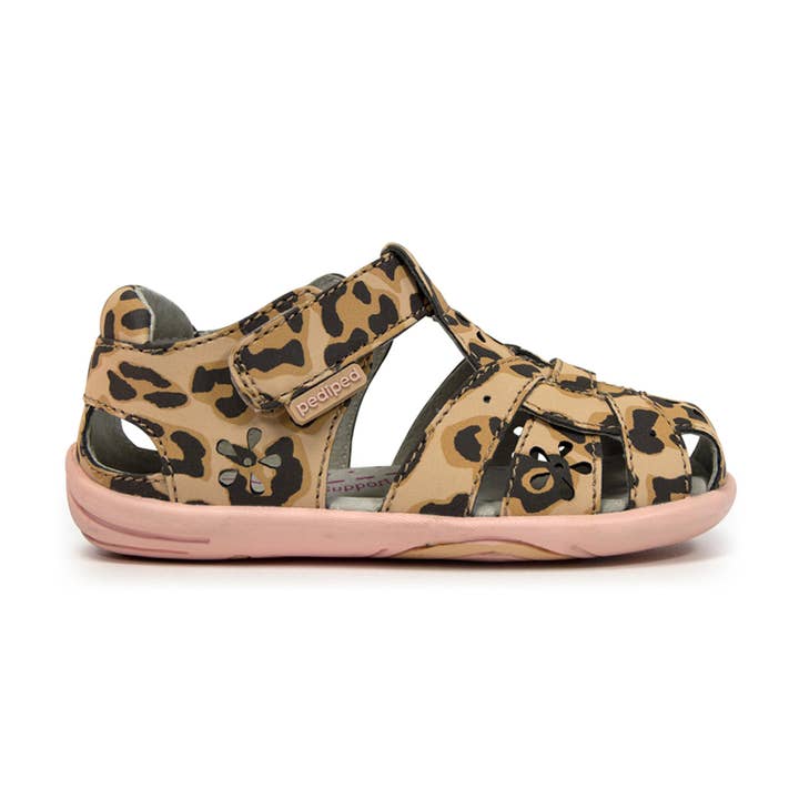Nikki - Grip ‘n’ Go™ | Leopard for engroshandel hos pediped footwear