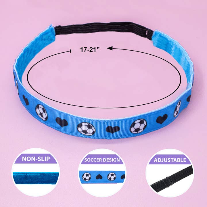 Frog Sac - Wholesale Fashion Headband - Kids - Adjustable No Slip Soccer Headbands