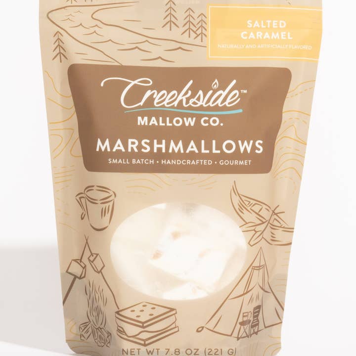Creekside Mallow Co. - Wholesale Marshmallow - Salted Caramel Marshmallow(Large Bag)(12 Count)