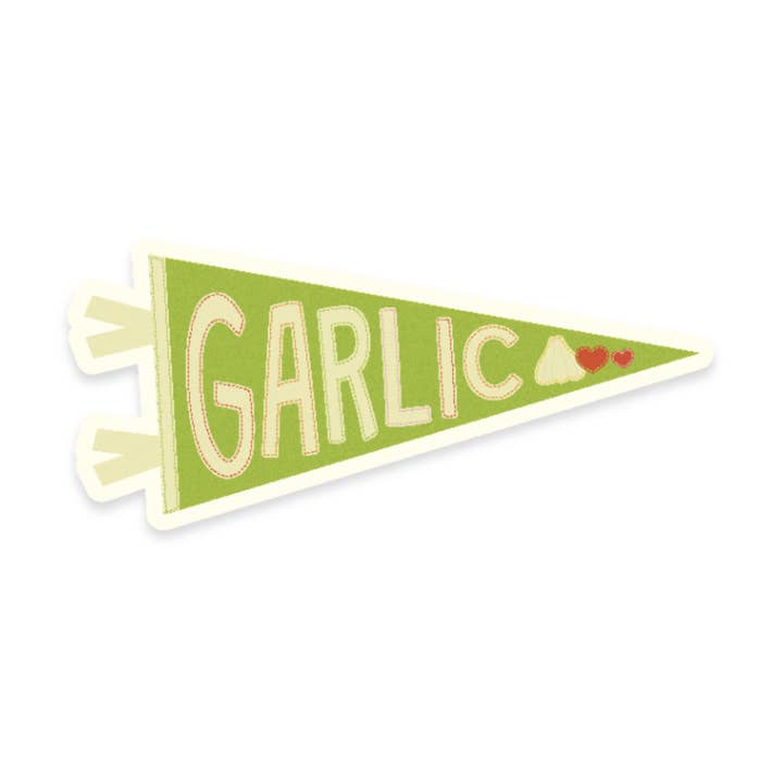Mini Garlic Pennant Gap Filler Sticker for wholesale by The Franki Hanke