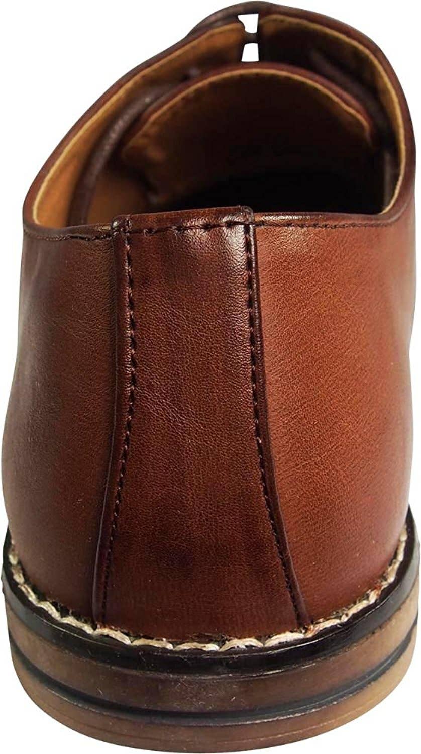 Eastern Off Price - Wholesale Oxford Shoes - Men's - Via Farinella - Mens Genuine Leather Insole Cap Toe Lace Up10