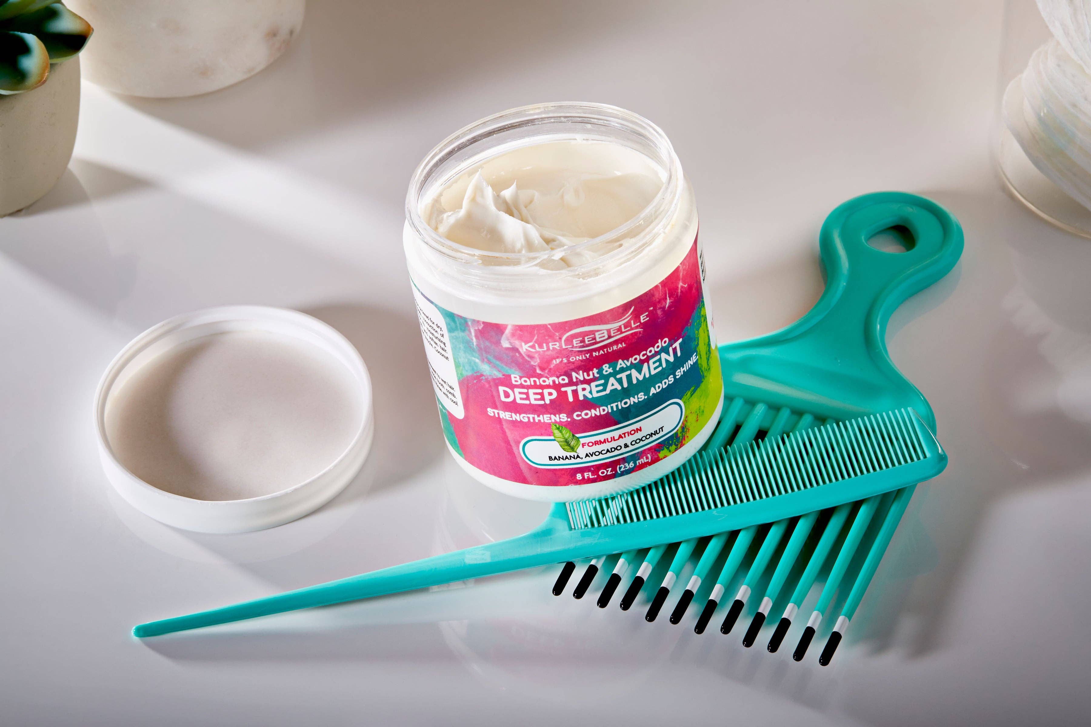 KurleeBelle – wholesale Hair conditioner – Banana Nut & Avocado Deep Treatment1