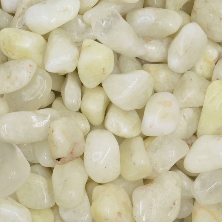 Fantasia Mining - Wholesale Spiritual Stone/Crystal - Tumbled Sulphur Quartz - L - A Grade - Brazil (1 lb)