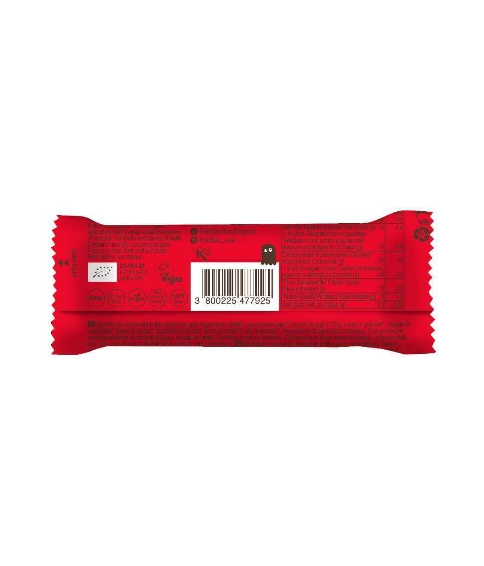 Smart Organic - Wholesale Snack Bar - Goji Berry Bar, Bio, Roobar, 30g2