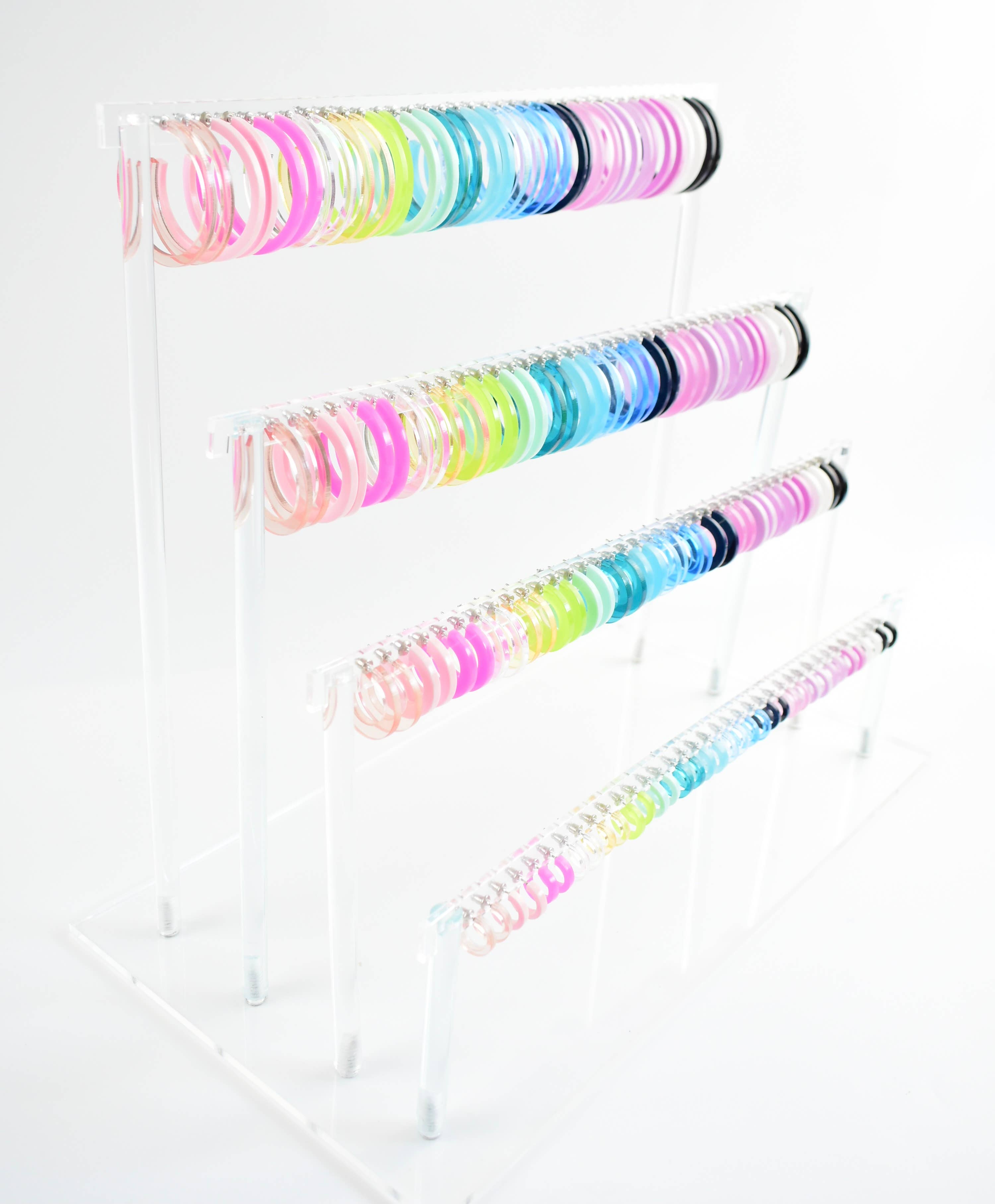 The Paper Dress – wholesale Hoop earrings – Colorful Lightweight Acrylic Hoop Earrings13