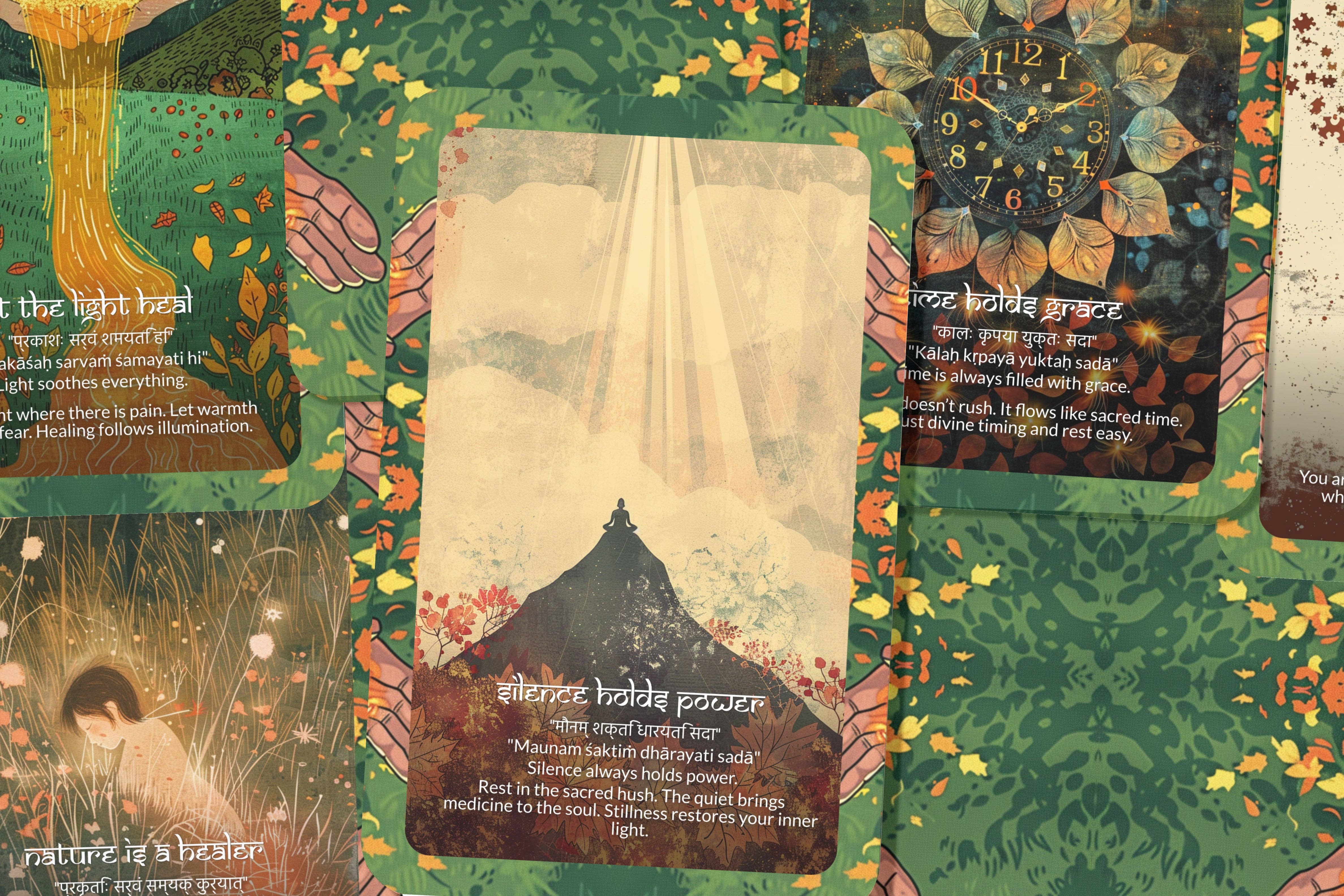 IBIZA TAROT – wholesale Tarot-kort – Healing Mantra – ett orakelkort för återhämtning – 22 orakelkort – återvändande till helhet2