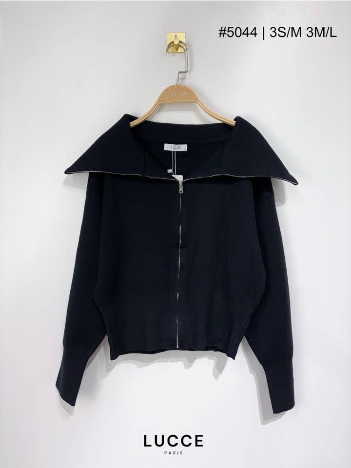 LUCCE - Wholesale Knit Sweater - Women's - Zip-up sweater - PU5044