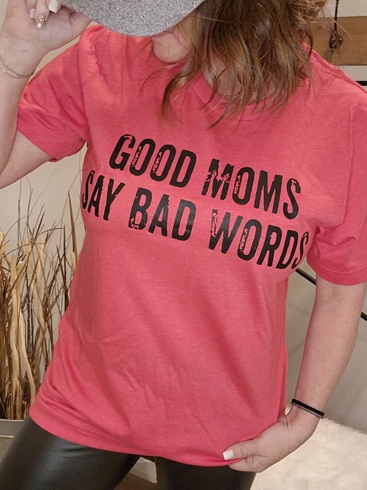 Goda mammor säger dåliga ord Grafisk Tee för wholesale av BTB Apparel