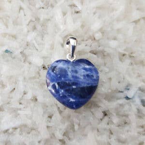 Shamans Crystal – Großhandel Individueller Charm/Anhänger – Herz-Anhänger aus Edelsteinen mit silberner Öse – Amethyst, Aventurin, Tigerauge & mehr8