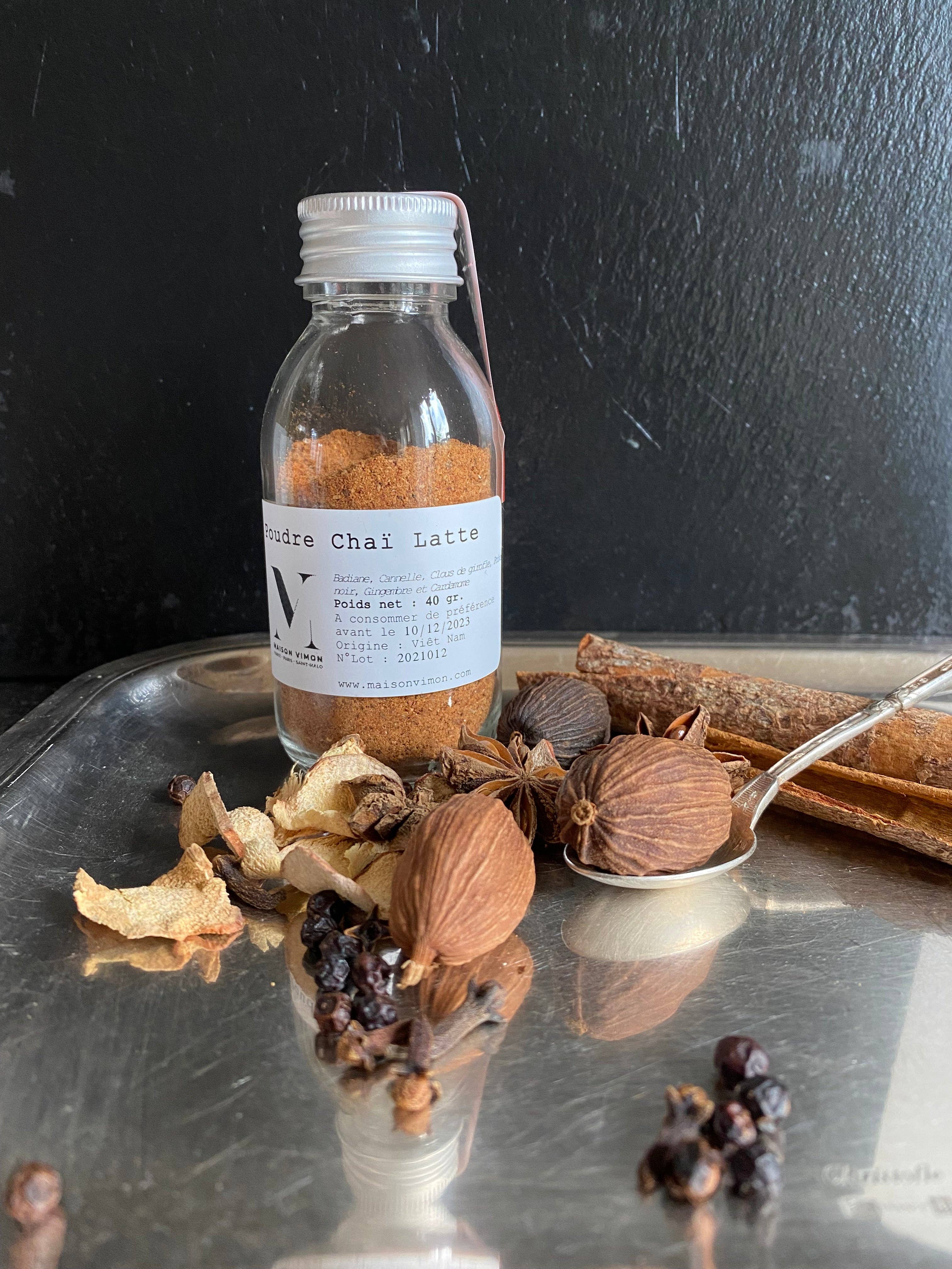 Maison Vimon - Vente Thé en vrac - POUDRE CHAÏ LATTE 40 g.