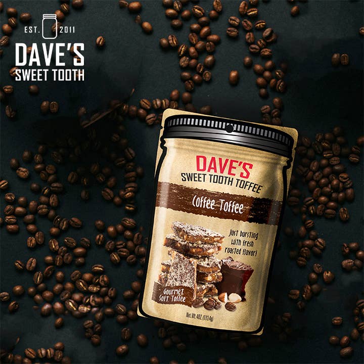 Dave's Sweet Tooth - Wholesale Toffee - Coffee Toffee Pouch3