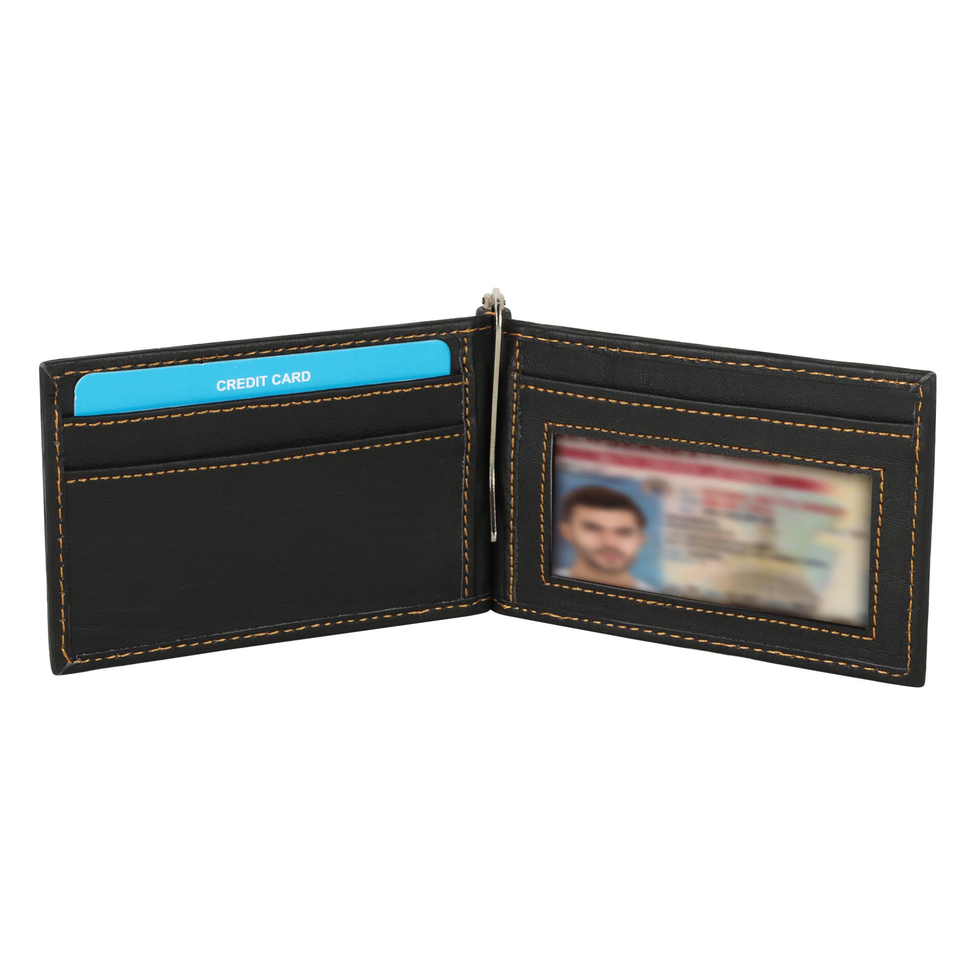 Vaan & Co. - Wholesale Wallet - Men's - Money Clip Wallet Brown2