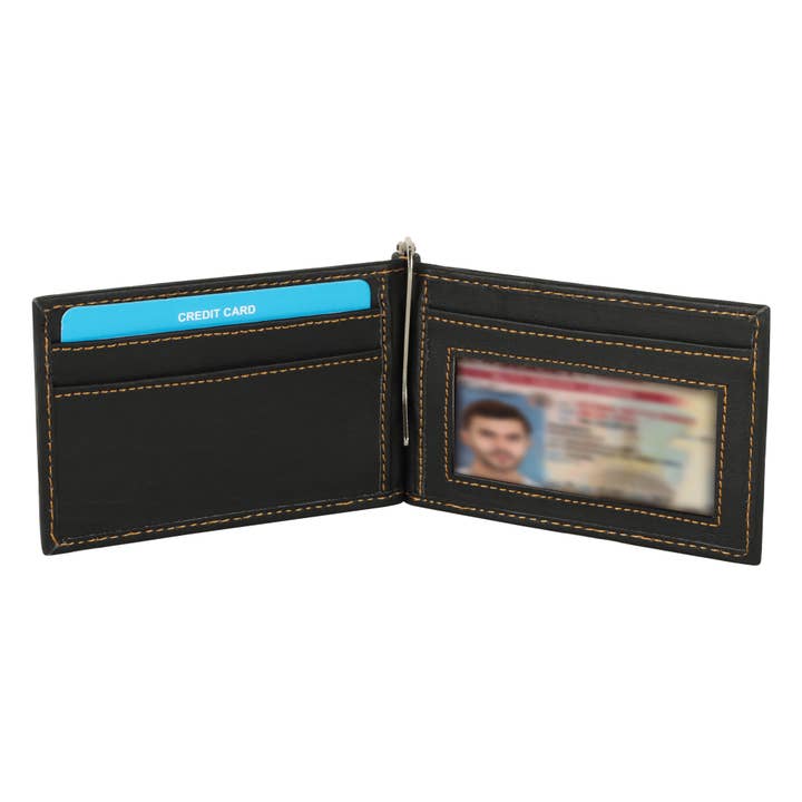 Vaan & Co. - Wholesale Wallet - Men's - Money Clip Wallet Brown2