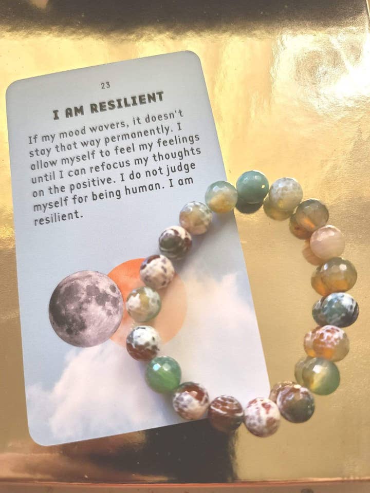 Fire Agate Healing Bracelet for wholesale by ilaments