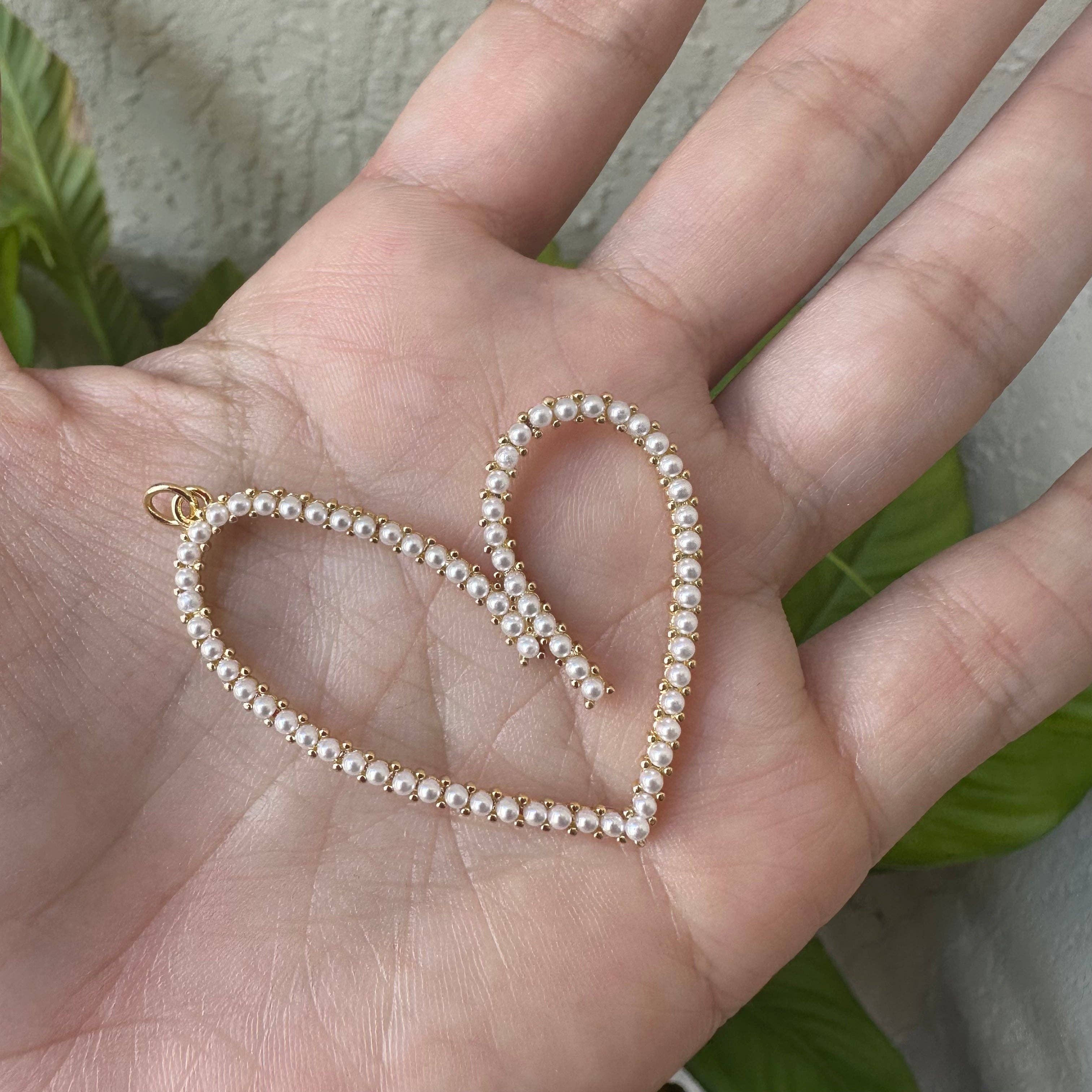 E ACCESORIES JEWERLY – Engroshandel Vedhæng/charm – Hjerte Nacar Charm4