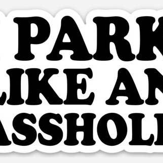 Matriarch Handmade – Engroshandel Magnet – Jeg parkerer som en røvhul magnet - humoristisk dårlig parkering job pra
