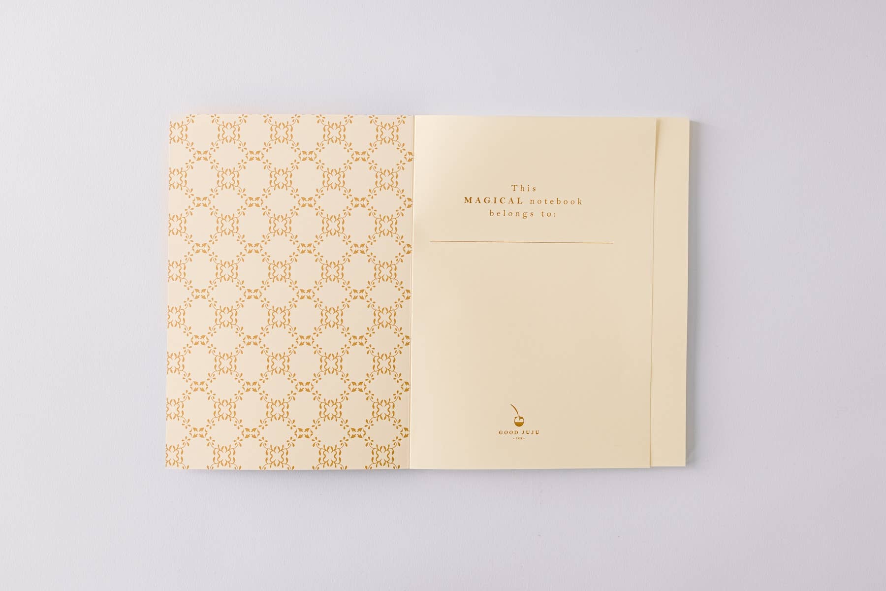 Good Juju Ink - Wholesale Notebook - Fairy House Toile Softcover Notebook - Red5