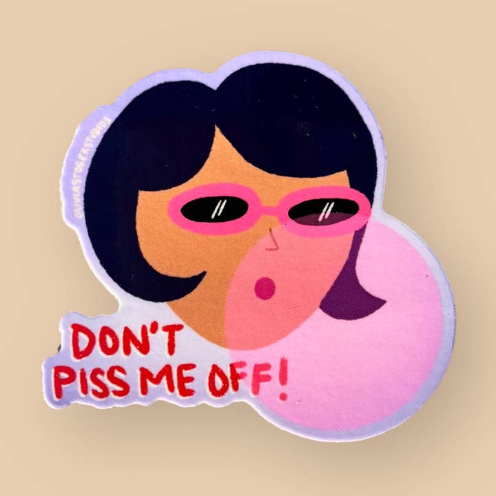Autocollant Ne Me Fais Pas Chier pour la vente par Olivia Stober Studios
