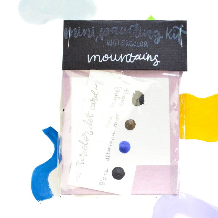 Lavender Chai Co. - Wholesale DIY craft kit - Mini Painting Kit- Mountains0
