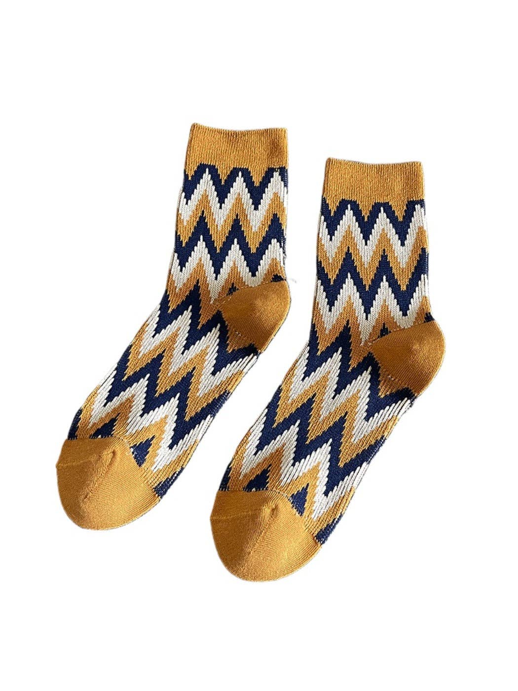 Funkyrel® Atzbranding Limited - Wholesale Socks - Women's - Rufia - Vintage Fashion Thick Mid-Calf Socks3