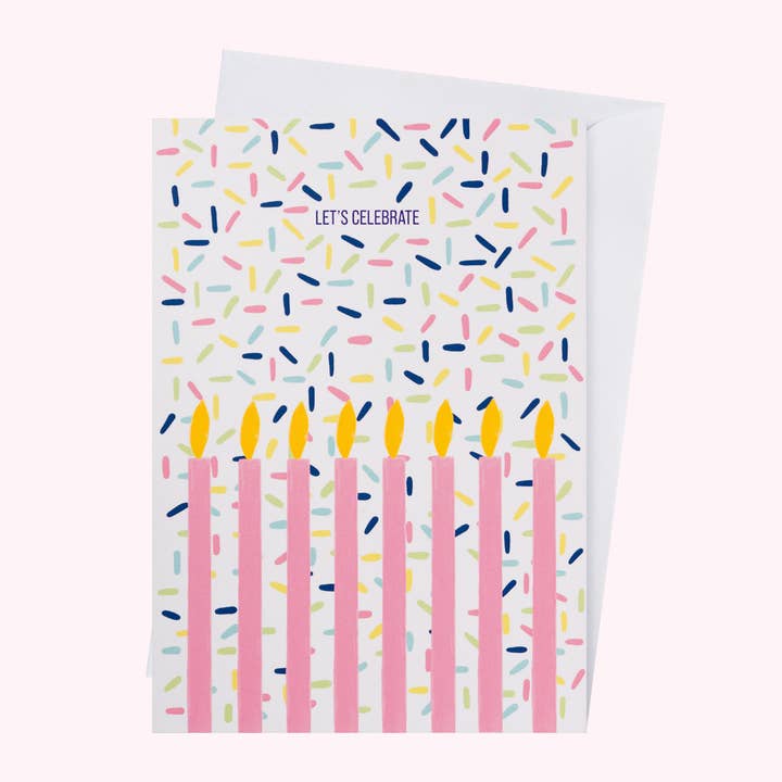 Let's celebrate card for wholesale by Mayajoy