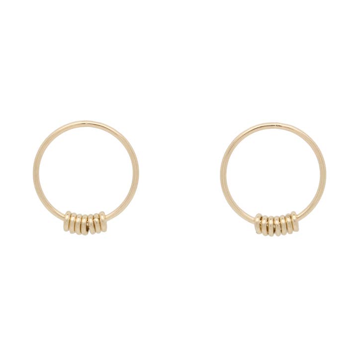 Brandy Saturn Studs for wholesale by Agapantha Jewelry