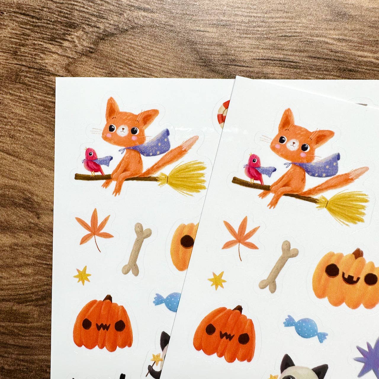 Meowashi Studio - Wholesale Sticker - Fun Halloween Vinyl Sticker Sheet2