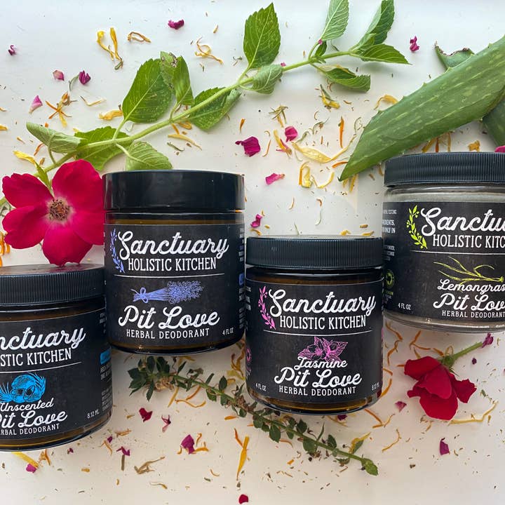 4 oz - Pit Love Deodorant for wholesale by Sanctuary Holistic Kitchen
