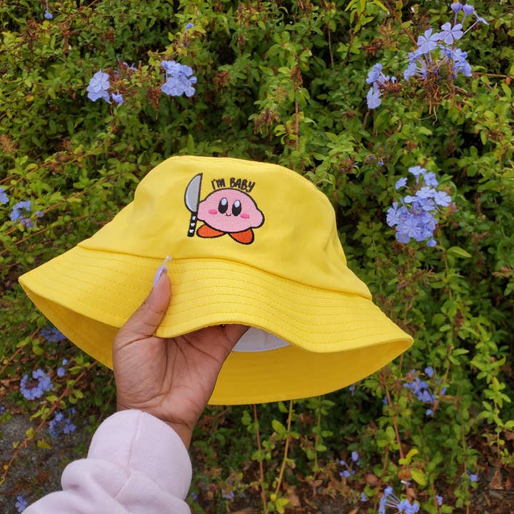 Magical Girl Bella - Wholesale Bucket Hat - Women's - I'm Baby Meme Pink Blob Bucket Hat1