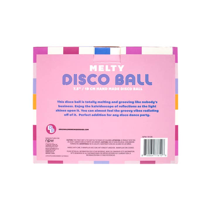 NPW - Wholesale Decorative Tabletop Object - Melty Disco Ball