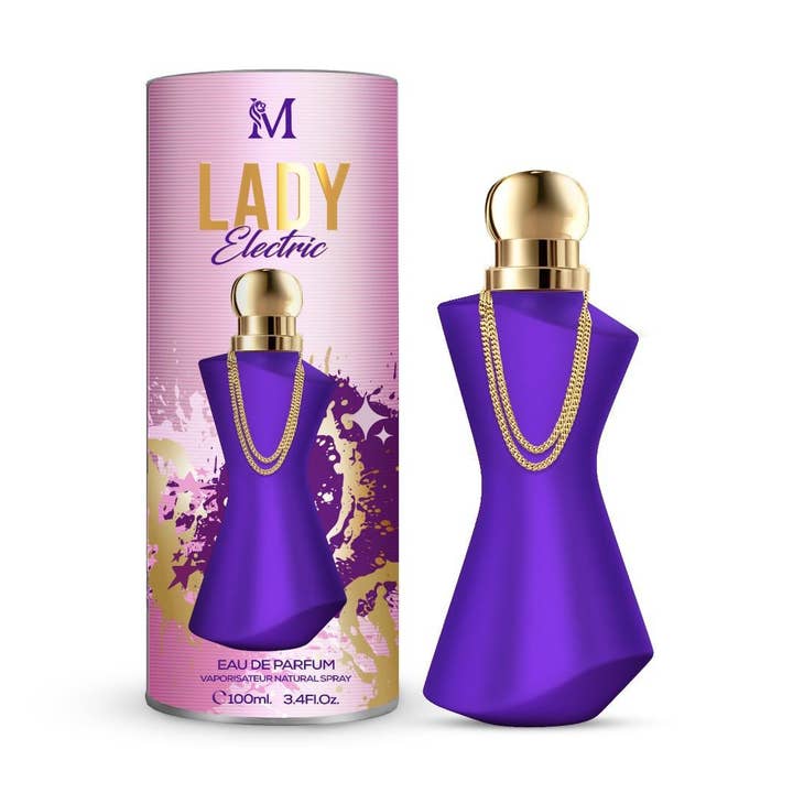 PROFUMO 100ML LADY ELECTRIC per la vendita all'ingrosso da parte di Yes Love Cosmetics