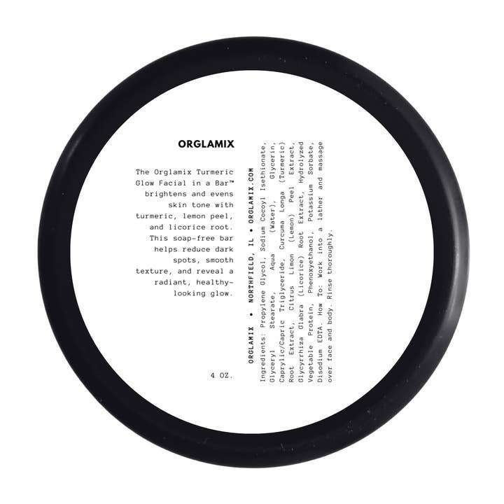 Orglamix - Wholesale Facial cleanser - Turmeric Glow Facial in a Bar™ | Soap Free Cleanser4