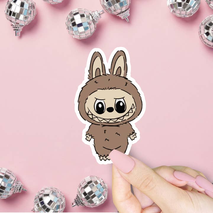 ShopSourSweetener - Wholesale Sticker - Labubu Sticker, Trinket, Just A Girl, Trendy Blind Box