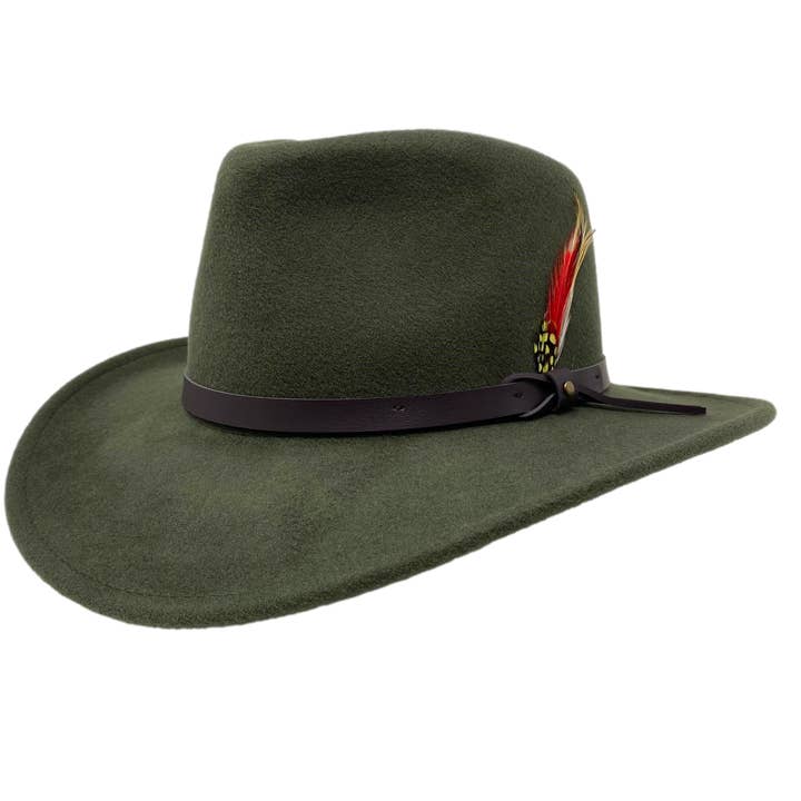 One Fresh Hat - Wholesale Fedora - Unisex - Outback Wool Crushable Hat3