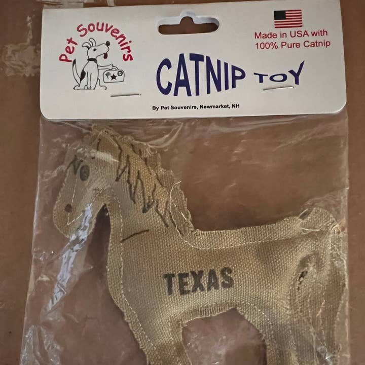 Cavalo TEXAS Catnip por atacado de Pet Souvenirs