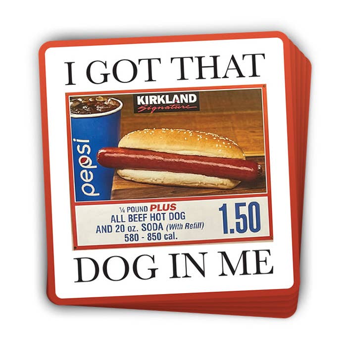 I Got that Dog in Me (Decal) for wholesale by Let's Get This Thread