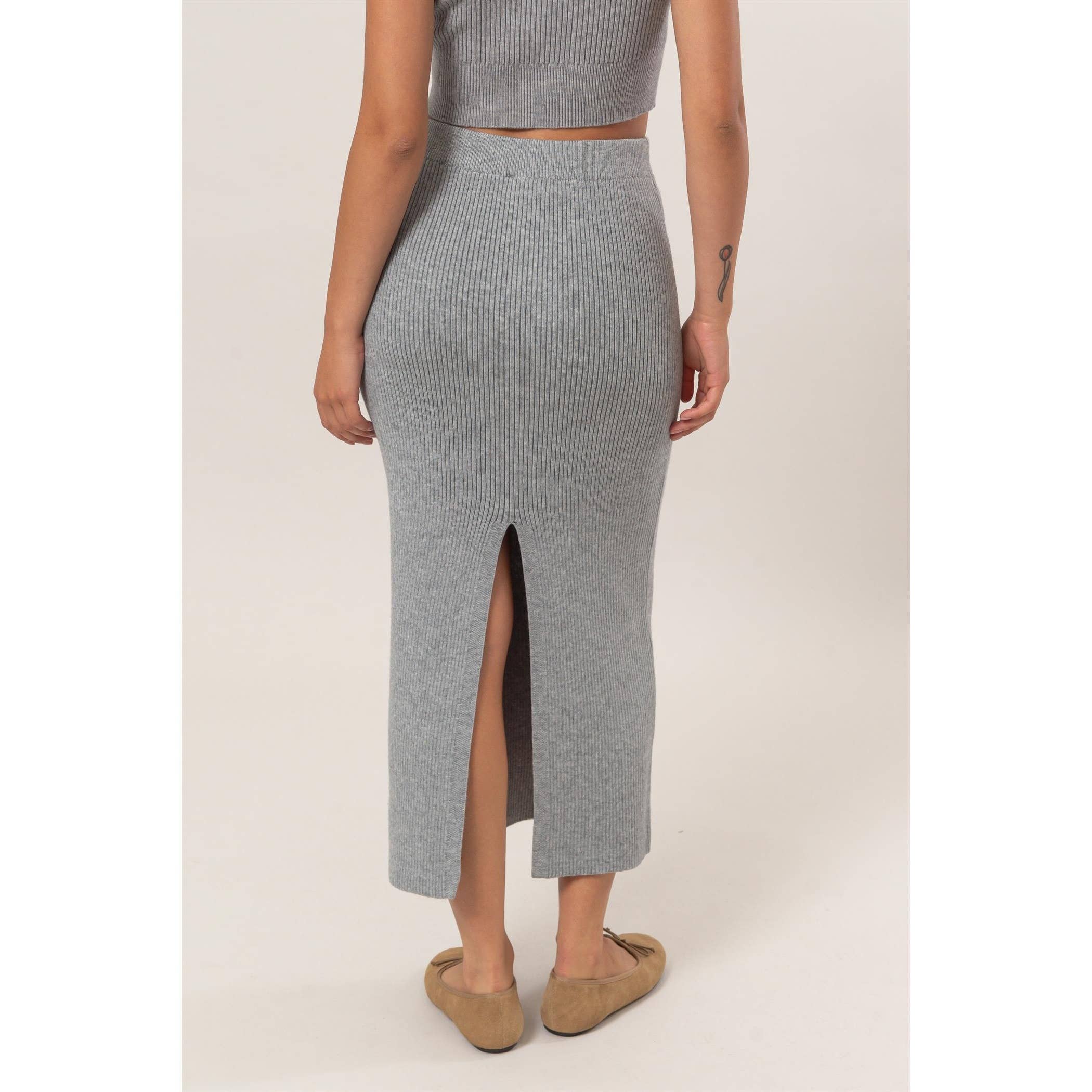 HYFVE – wholesale Skirt – Women’s – Ribbed Knit Midi Skirt19