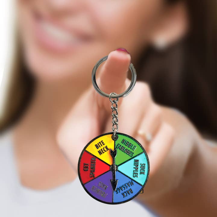 Little Genie Productions - Wholesale Gag Gift/Novelty Gift - Super Fun Key Chain, Sex Spinner1