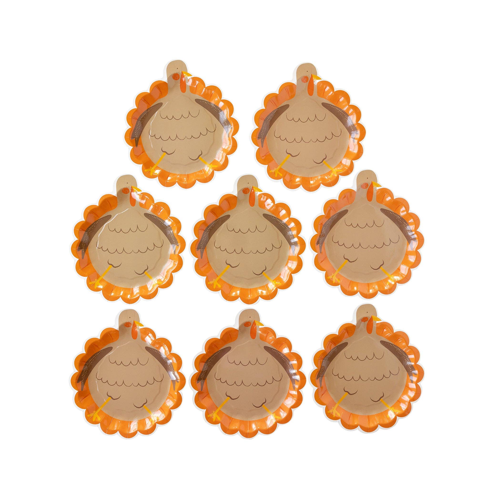 My Mind’s Eye - Vente Assiette jetable - THP1046 - Assiette en carton en forme de dinde Harvest1