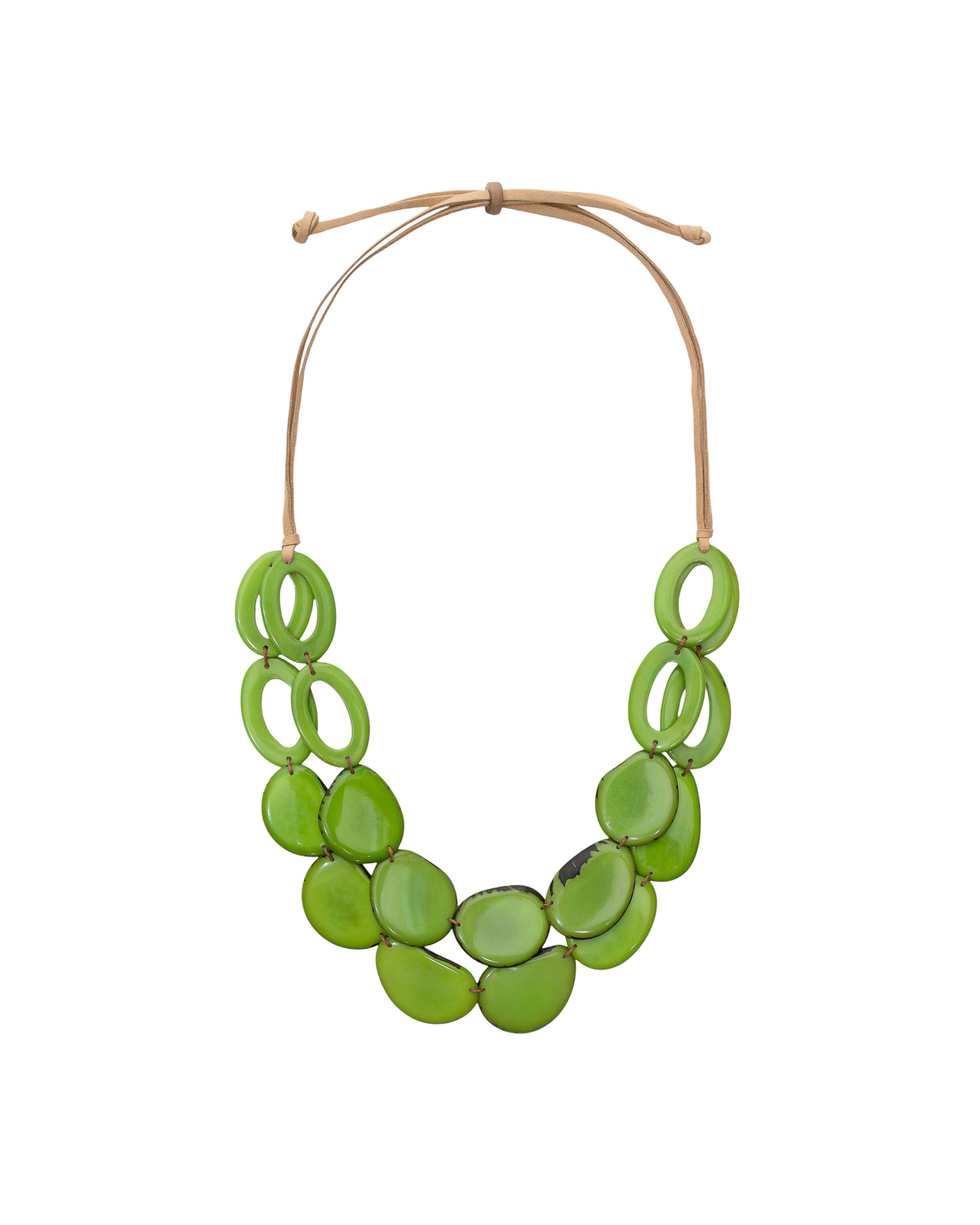 Organic Tagua Jewelry - Wholesale Bib Necklace - Africa Necklace19