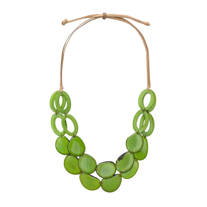Organic Tagua Jewelry - Wholesale Bib Necklace - Africa Necklace19